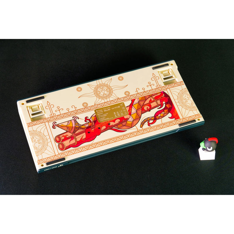 Load image into Gallery viewer, Ducky year of the snake 2025 limited edition rgb mechanisch gaming toetsenbord (zwart, us lay-out (qwerty), cherry mx2a brown, 75%, rgb, pbt dye-sub keycaps, hot-swap)
