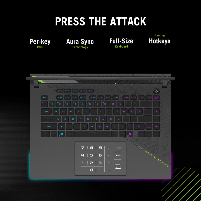 Afbeelding laden in galerijviewer, Asus rog strix g16 g614pm-rv112w 16 gaming laptop (ryzen 9 8940hx | rtx 5060 | 32 gb | 1 tb ssd)
