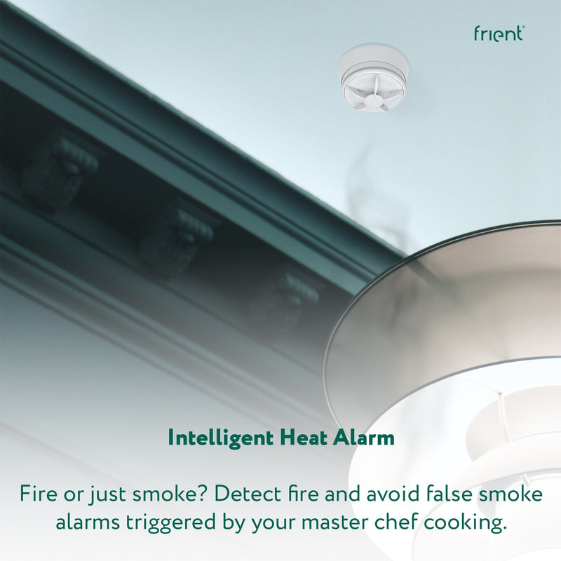 Load image into Gallery viewer, Frient intelligent heat alarm melder (wit, zigbee 3.0)

