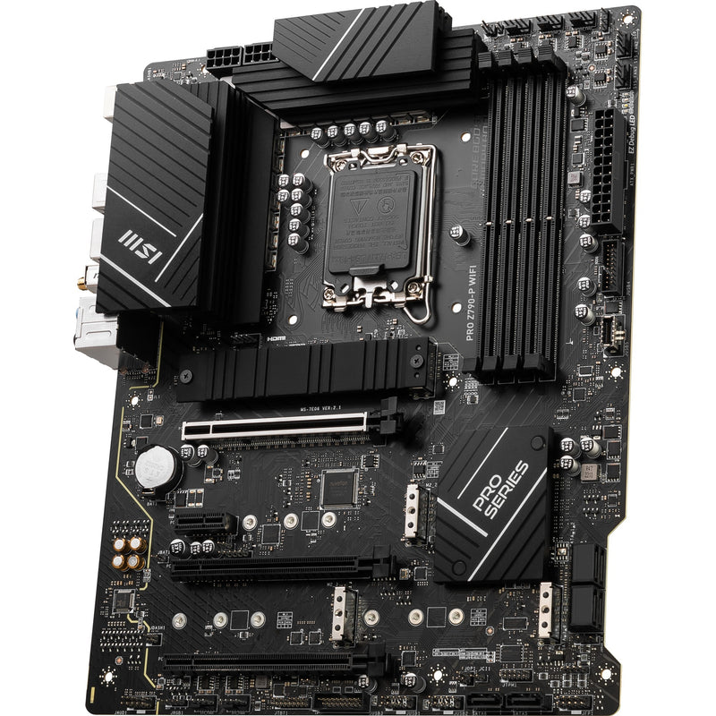 Load image into Gallery viewer, Msi pro z790-p wifi socket 1700 moederbord (zwart, raid, 2.5 gb-lan, wi-fi 6e, bt, sound, atx)

