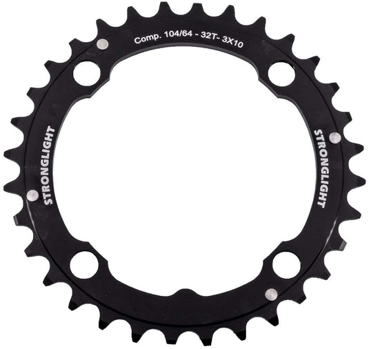 Stronglight mtb chainring 10-speed 4-arm ø 104 mm