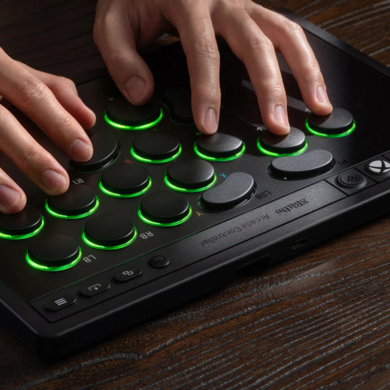 Chargez l'image dans la visionneuse de la galerie, 8bitdo arcade controller for xbox (zwart, 2.4 ghz usb, xbox series x|s, xbox one, pc)
