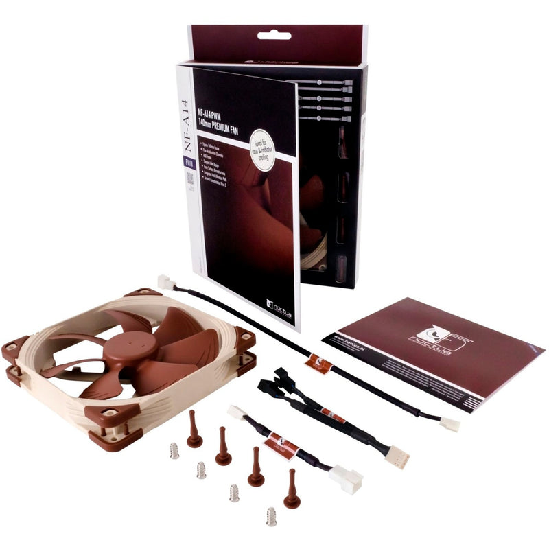 Load image into Gallery viewer, Noctua nf-a14 pwm case fan (140 x 140 x 25 mm)
