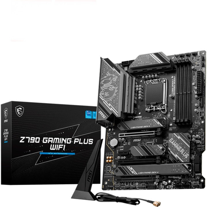 Load image into Gallery viewer, Msi z790 gaming plus wifi socket 1700 moederbord (grijs zwart, raid, 2.5 gb-lan, wi-fi 6e, bt, sound, atx)
