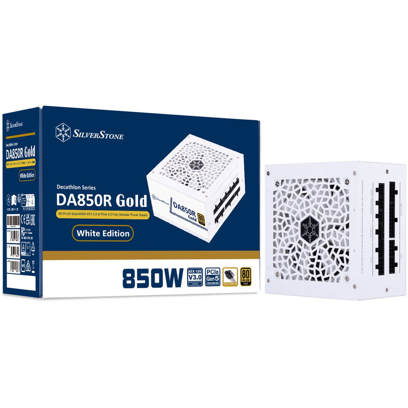 Load image into Gallery viewer, Silverstone sst-da850r-gma-www modulaire 850 watt voeding (wit, 4x pcie)

