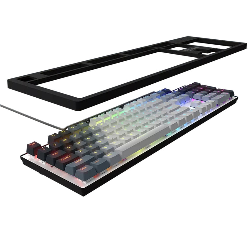 Load image into Gallery viewer, Lorgar azar 514 rgb mechanisch gaming toetsenbord (wit, us lay-out (qwerty), logar dream, 100%, rgb)

