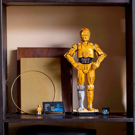 Lego star wars - c-3po decoratie bouwpakket met droid figuur - 75398