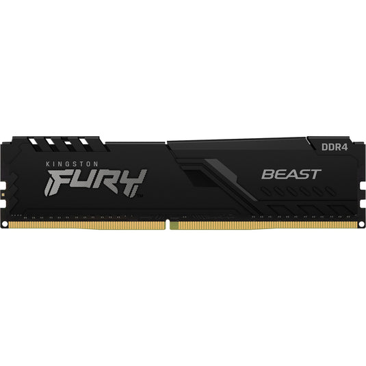 Kingston fury 16 gb ddr4-3200 werkgeheugen (zwart, kf432c16bb1 16, beast, xmp 2.0)