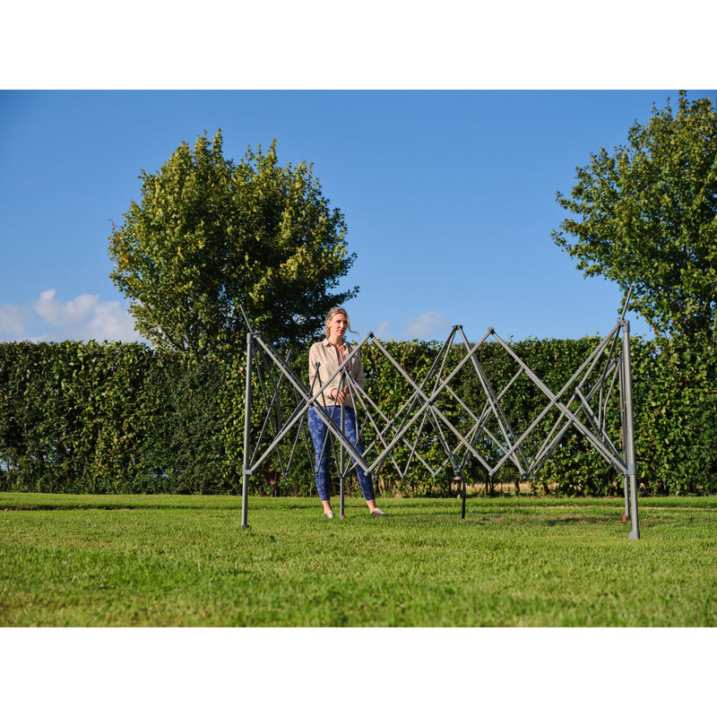 Load image into Gallery viewer, Coleman fastpitch onepush shelter l paviljoen (turquoise grijs, 4 x 4 m)
