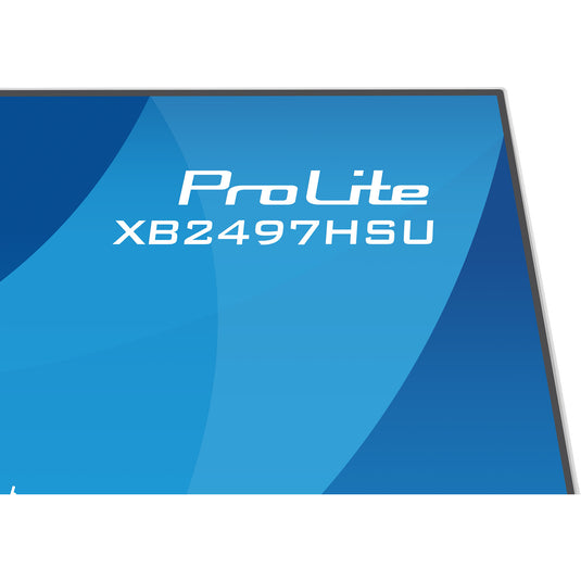 Iiyama prolite xb2497hsu-w1 23.8 monitor (wit (mat), 120 hz, hdmi, displayport, usb, audio)