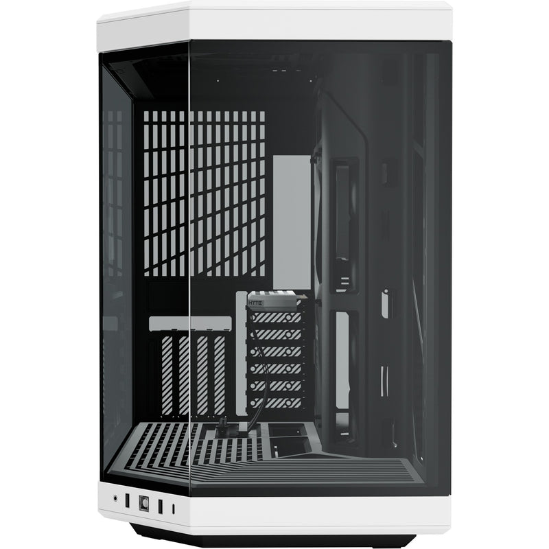 Load image into Gallery viewer, Hyte y70 midi tower behuizing (zwart wit | 2x usb-a | 1x usb-c | tempered glass)
