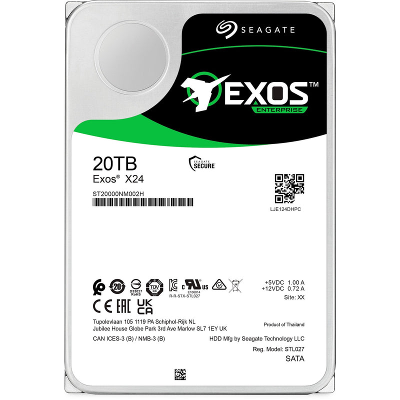 Load image into Gallery viewer, Seagate exos x24 20 tb harde schijf (st20000nm002h, sata 600, 24 7)
