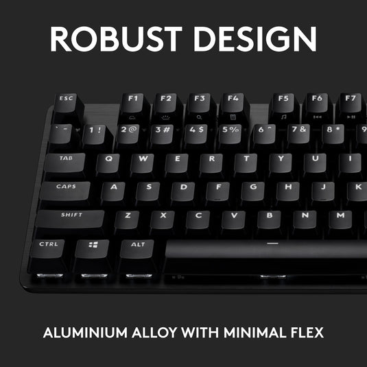 Logitech g413 tkl se mechanisch gaming toetsenbord (zwart, us-international lay-out (qwerty), gl tactile, 80% (tkl) )