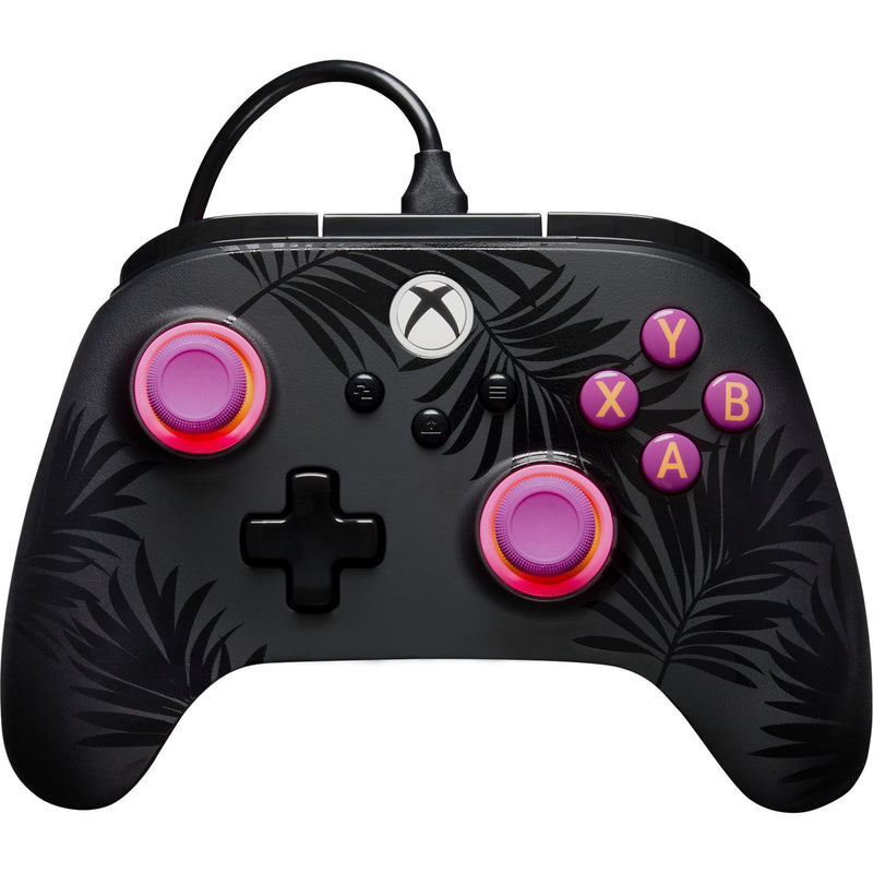Afbeelding laden in galerijviewer, Powera advantage plus bedrade controller voor xbox series x|s - palmbomen in maanlicht (roze, xbox series x|s, xbox one, pc)
