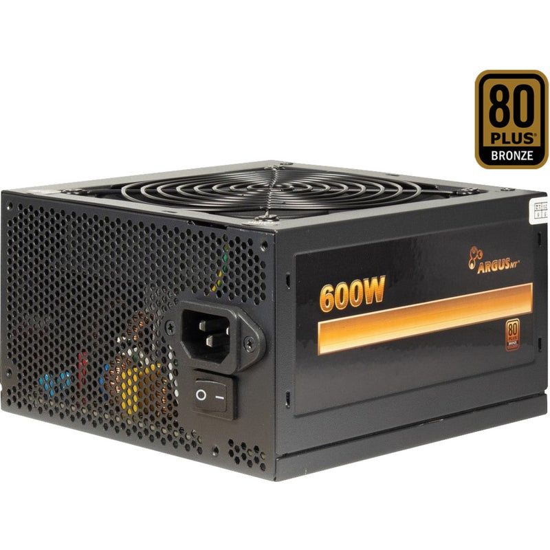 Load image into Gallery viewer, Inter-tech argus bps-600 600 watt voeding (zwart, 4x pcie)
