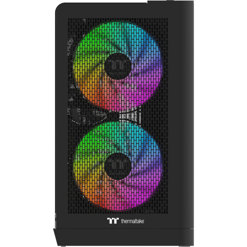Load image into Gallery viewer, Thermaltake view 390 air midi tower behuizing (zwart | 2x usb-a | 1x usb-c | tempered glass)
