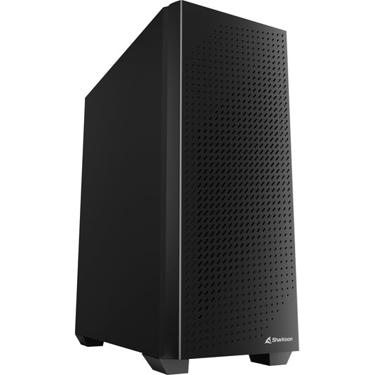 Sharkoon vs9 black midi tower behuizing (zwart | 3x usb-a)