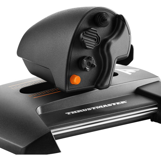 Thrustmaster twcs throttle gaming gasregelaar (zwart oranje, pc)