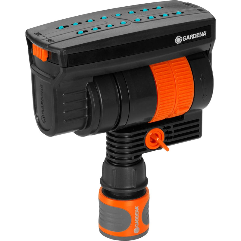 Load image into Gallery viewer, Gardena pipeline zwenksproeier sproeier (zwart oranje, 8251-20)
