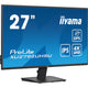 Iiyama prolite xu2792uhsu-b6 27 4k ultra hd monitor (zwart, 1x displayport, 1x hdmi, 1x usb-c, 3x usb-a)