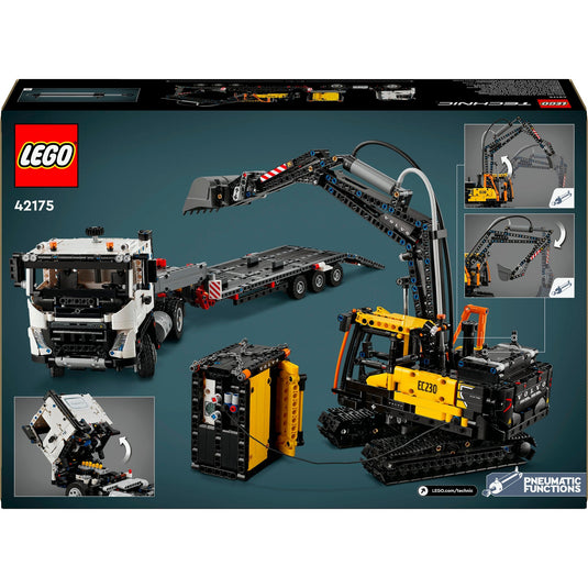 Lego technic 42175 volvo fmx truck ec230 elektrische graafmachine