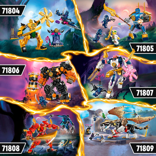 Lego ninjago - sora's elementaire techmecha constructiespeelgoed (71807)