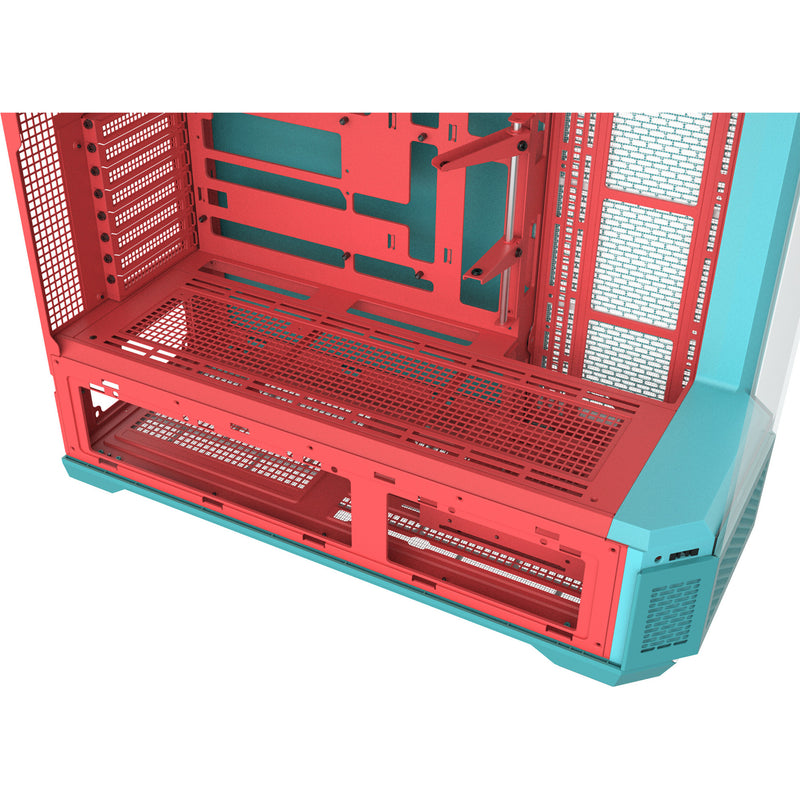 ギャラリービューアに画像をロードする, Thermaltake view 600 tg mint strawberry big tower behuizing (mint bes | 2x usb-a | 1x usb-c | tempered glass)
