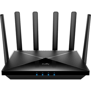 Cudy be6500 2.5g wi-fi 7 mesh router (zwart, mesh, app)