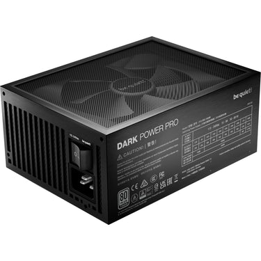 Be quiet! dark power pro 13 modulaire 1600 watt voeding (zwart, 2x 12v-2x6, 6x pcie)