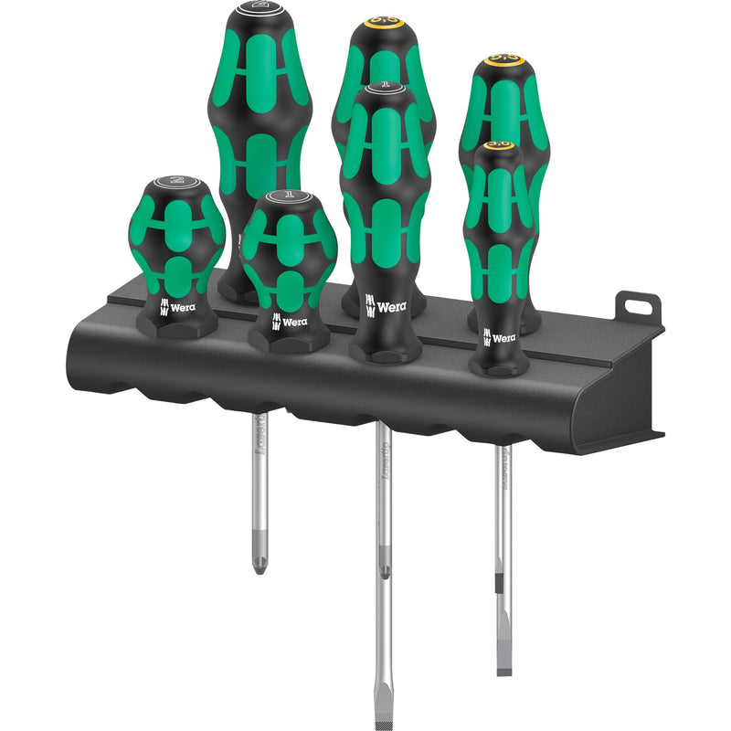 Load image into Gallery viewer, Wera 300 7 mix 2 schroevendraaierset (zwart groen, 7‑delig)
