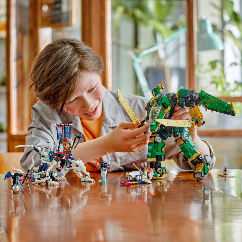 ギャラリービューアに画像をロードする, Lego ninjago - lloyds vliegtuigmecha constructiespeelgoed (71845)
