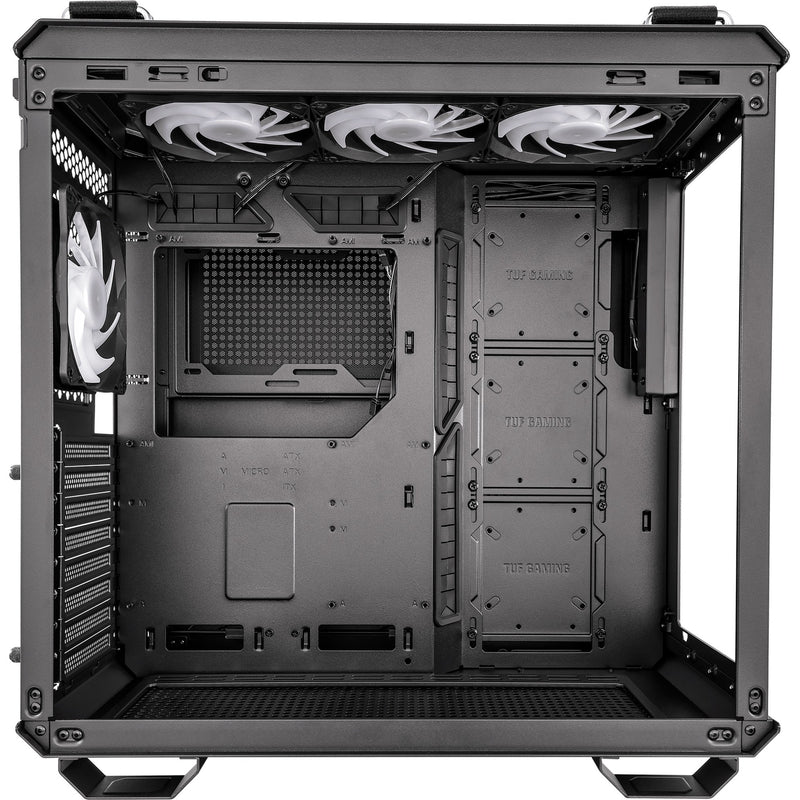 Load image into Gallery viewer, Asus tuf gaming gt502 plus midi tower behuizing (zwart | 2x usb-a | 1x usb-c | tempered glass)
