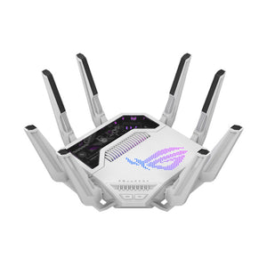 Asus rog rapture gt-be19000ai router (wit zwart)