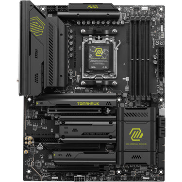 Msi mag x870e tomahawk wifi socket am5 moederbord (zwart, 5gb-lan, wi-fi 7, bt, sound, atx)