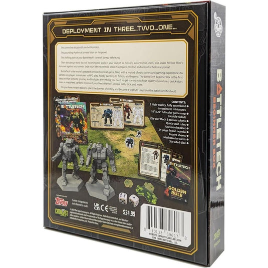 European player network battletech: beginner box (40th anniversary) bordspel (engels, 1 - 2 spelers, 120 minuten, vanaf 12 jaar)