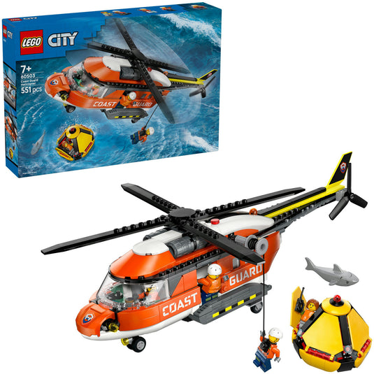 Lego city 60503 kustwacht helikopter