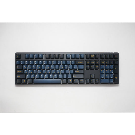 Ducky one 3 pro, gaming toetsenbord (zwart, us lay-out, cherry mx2a speed silver, rgb led, double-shot pbt, quack mechanics, hot swap)