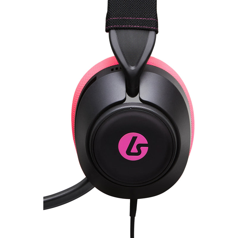ギャラリービューアに画像をロードする, Powera lucidsound ls10 bedrade gamingheadset - middernachtelijke branding over-ear gaming headset (zwart roze, playstation 5, playstation 4, xbox series x|s, xbox one, pc, mobiel)
