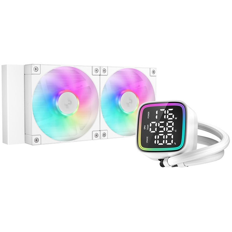 Afbeelding laden in galerijviewer, Deepcool ld240 waterkoeling (wit, 4-pins pwm fan-connector)
