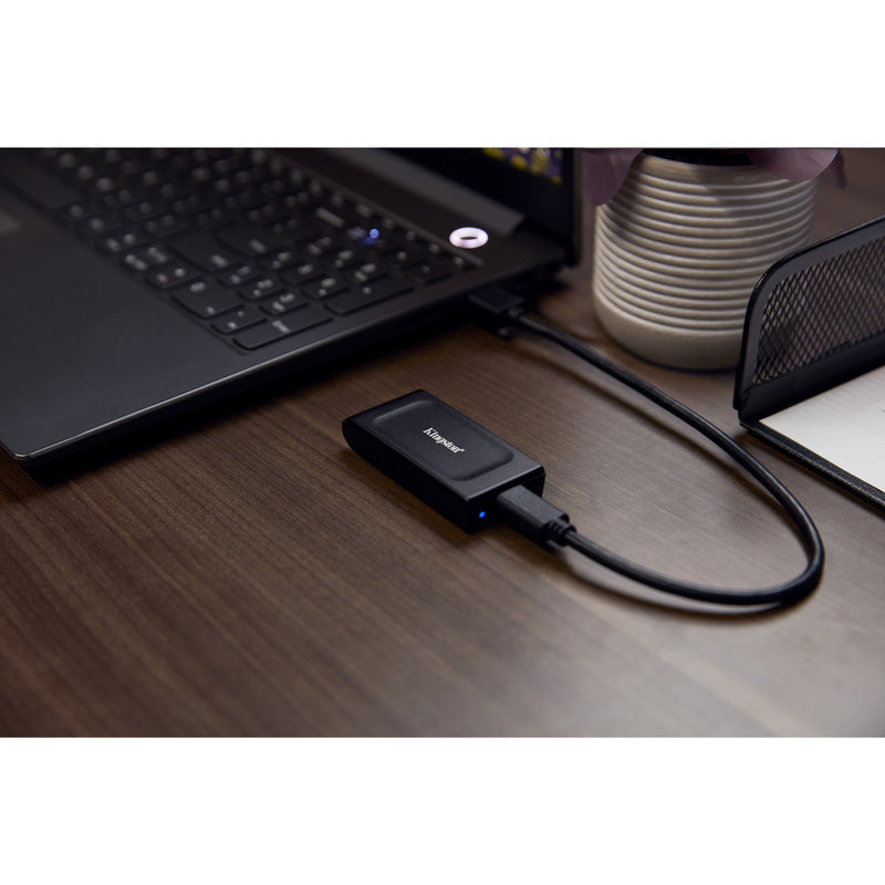 Load image into Gallery viewer, Kingston xs1000 portable 1 tb externe ssd (zwart, sxs1000 1000g, usb-a 3.2 (10 gbit s))
