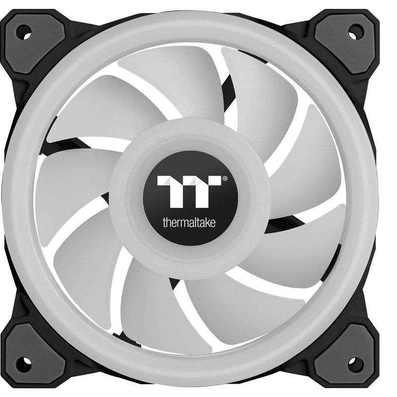 Load image into Gallery viewer, Thermaltake riing quad 14 rgb radiator fan tt premium edition single fan pack case fan (zwart, 140 x 140 x 25 mm)
