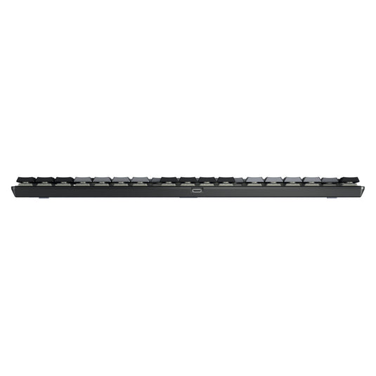 Cherry kc 500 mx lp tkl mechanisch toetsenbord (zwart, us lay-out (qwerty), mx low profile 2.0 ivory, 80% (tkl), white leds, pbt keycaps)
