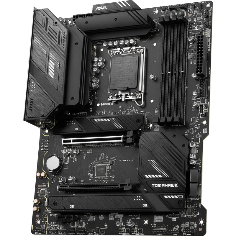 Chargez l'image dans la visionneuse de la galerie, Msi mag b760 tomahawk wifi socket 1700 moederbord (zwart, raid, 2.5 gb-lan, wi-fi 6e, bt, sound, atx)
