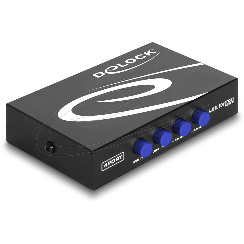 Afbeelding laden in galerijviewer, Delock switch usb 2.0 4 port manual usb-switch
