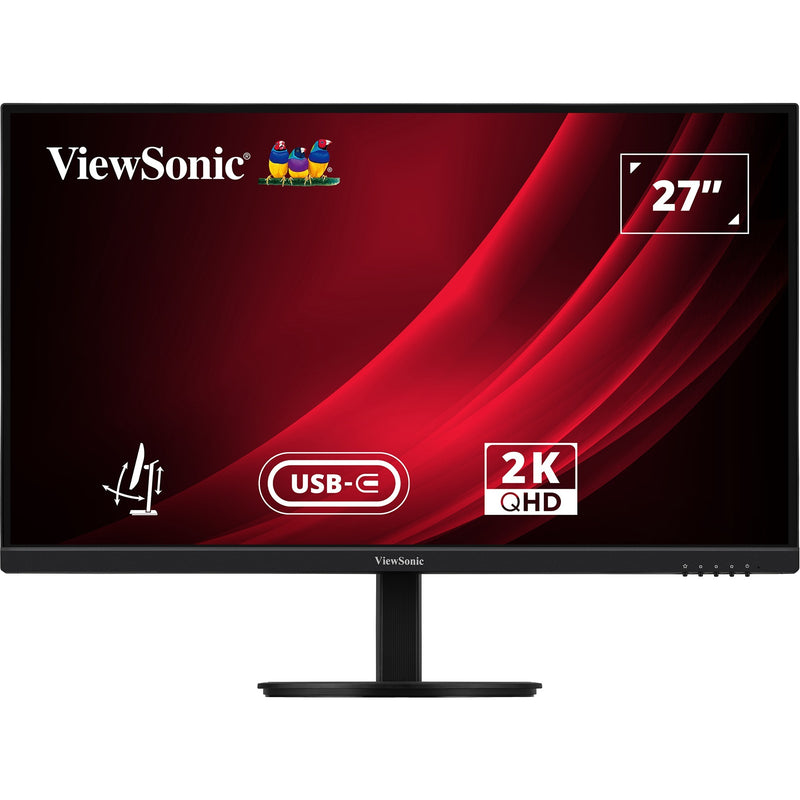 Load image into Gallery viewer, Viewsonic vg2709-2k-mhdu-2 27 monitor (zwart, 1x hdmi, 1x displayport, usb-c, usb-a, usb-b, 100hz)
