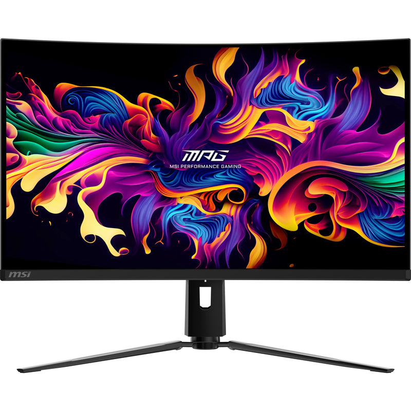 Afbeelding laden in galerijviewer, Msi mpg 321curx qd-oled 31.5 4k uhd curved gaming monitor (zwart, 2x hdmi, displayport, 2x usb-a, usb-b, usb-c, 240 hz)
