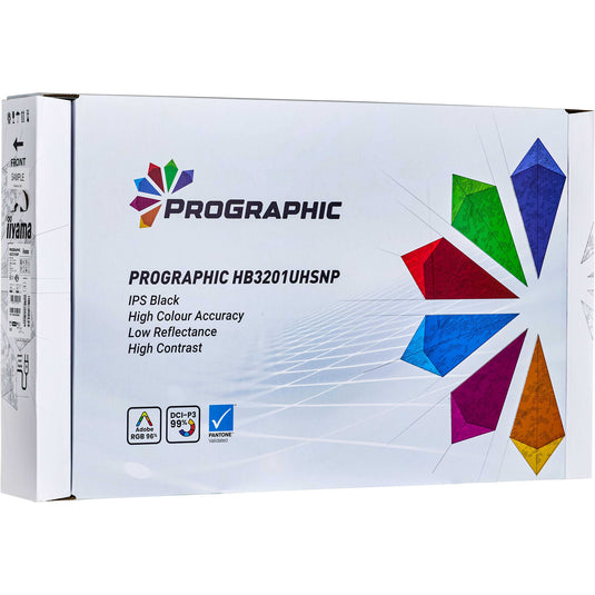 Iiyama prographic hb3201uhsnp-b1 31.5 4k uhd monitor (zwart (mat), hdmi, displayport, usb-c, audio)