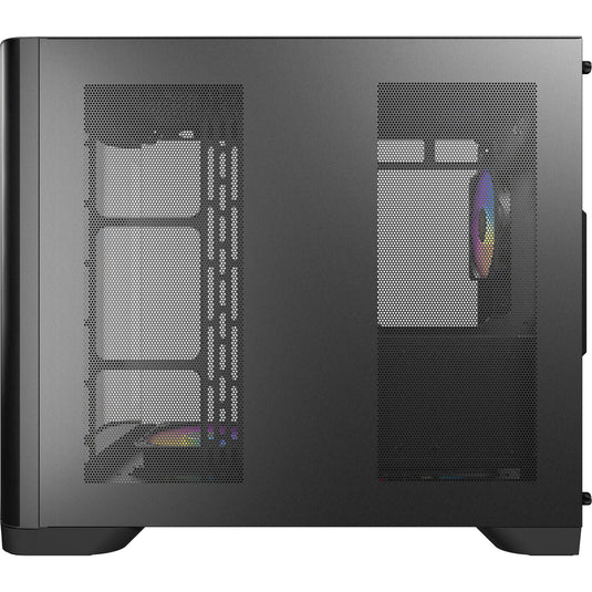 Antec c5 curve argb midi tower behuizing (zwart | 2x usb-a | 1x usb-c | tempered glass)