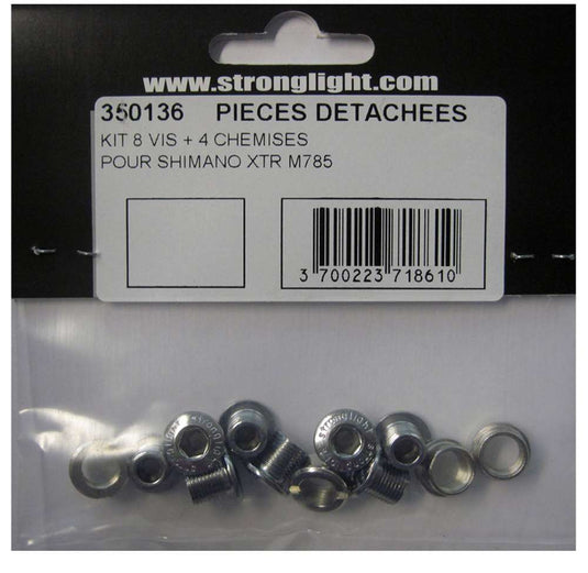 Stronglight chainring bolts for shimano cranks