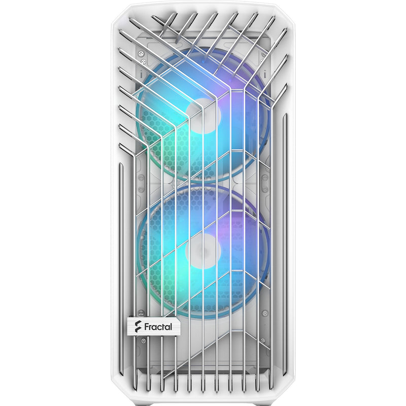 Load image into Gallery viewer, Fractal design torrent white rgb tg clear tint midi tower behuizing (wit | 2x usb-a | 1x usb-c | rgb | window)
